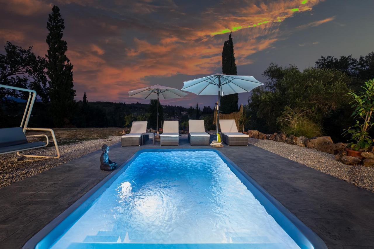 Nightingale Villa & Suites Corfu Gazatika Ngoại thất bức ảnh